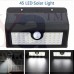 OkaeYa 45 LED Solar Motion Sensor Wall Light